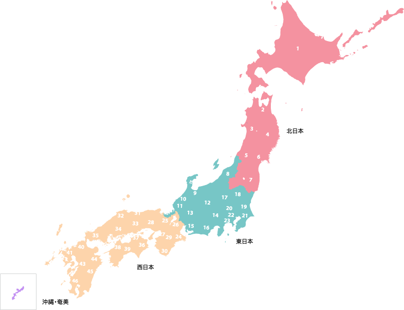 スマホ表示用支部全国一覧MAP